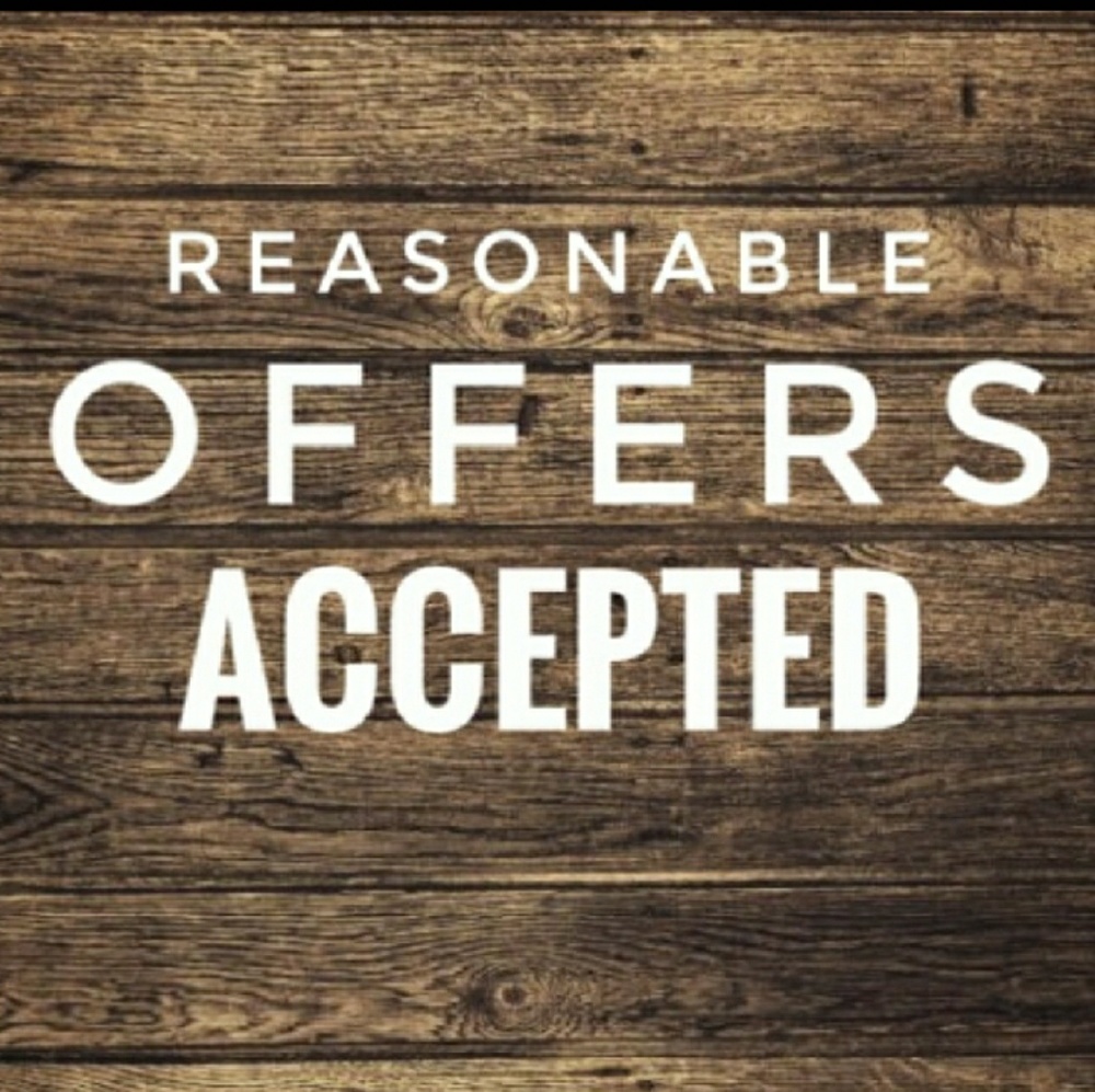 All reasonable offers accepted!